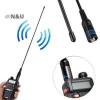 ราคา N U NA 771 SMA F Dual Band High Gain เสาอากาศวิทยุสําหรับ BaoFeng UV 5R Kenwood (44176073393)