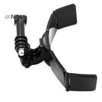 ราคา N U หมวกกันน็อคแบบเต็มหน้า Chin Mount สําหรับ Hero 11 10 9 8 7 DJI Insta360 สายคล้องกล้อง Flodable ด้านหน้า Chin Mount อุปกรณ์เสริม (48200836626)