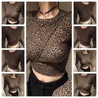 ราคา Milyfashion เสื้อยืดแขนยาวพิมพ์ลายเสือดาว สไตล์ใหม่ สำหรับฤดูกาลเปลี่ยนแปลง (28843417858)
