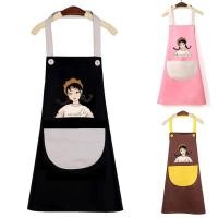 ราคา ลายการ์ตูน สไตล์เกาหลี ผ้ากันเปื้อนPVC มี3สไตล์ น่ารัก มาใหม่ ทําอาหาร กันน้ำ (42976147994)