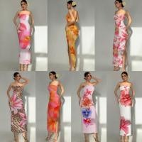 ราคา เดรสรัดรูปลายดอก แหวกข้าง ใส่แล้วดูผอมเพรียว อก เอว โพก (28229216391)