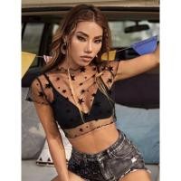 ราคา ครอปซีทรูลายดาว เฉพาะเสื้อตัวนอกนะคะ (11938654083)