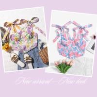 ราคา เสื้อทรงเจ้าหญิง ผูกโบว์ 2 ข้าง ลายดอกไม้น่ารักกก (22619885738)