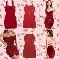 ราคา Christmas Dress เดรสสีแดง ชุดไม่แดง ไม่มีแรงเดิน (21665224925)