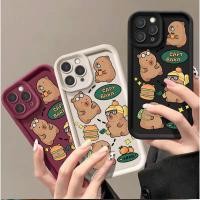 ราคา Capybara สําหรับ Samsung Galaxy A16 A06 A32 A22 J8 2018 J7 Prime J4 J6 Plus Prime A01 A10 A02 A70 A70S J7 Core A35 A55 A13 5G 4G Matte Soft J810 (26530131715)