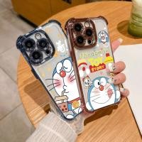 ราคา ตลกDoraemonสําหรับIphone 13 Pro Max 11 12 Pro Max 6 6S 7 8 Plus XR X XS Max 6 7 8 7Plus 8Plus 11Pro 14Plusนุ่มกันกระแทกเคสโทรศัพท์ (46600280525)