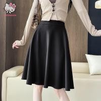 ราคา กระโปรงเอวสูงแบบ A line ผ้ายืดเอวยางยืด สไตล์OL เหมาะสำหรับฤดูร้อนและสวมใส่ในชีวิตประจำวัน (58150328843)