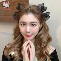 ราคา อุปกรณ์เสริมผมสไตล์เกาหลี ลูกไม้สีดำ 2 ชั้น กับโบว์ตาข่าย เหมาะสำหรับนักเรียน (49750348392)