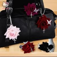 ราคา พวงกุญแจรูปผีเสื้อดอกกุหลาบ พร้อมห้อยกระเป๋า ของขวัญสวยงาม TH (27991930746)