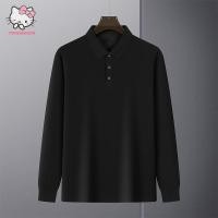 ราคา เสื้อยืดแขนยาวสำหรับผู้ชาย ใส่สบาย เหมาะกับการพักผ่อนหรืองานไว้อาลัย มีให้เลือกสีดำและขาว (53000324148)