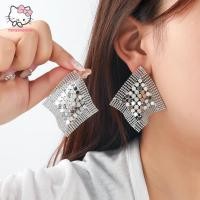 ราคา trysingoin Vintage Squareโลหะตาข่ายต่างหูผู้หญิงบุคลิกภาพการดําเนินงานเครื่องประดับDangleต่างหูพรรคเครื่องประดับอุปกรณ์เสริมของขวัญTH (43675211822)
