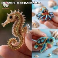 ราคา strysingoin 1 ชุดลูกปัดเย็บปักถักร้อยชุดวัสดุแพคเกจ DIY เต่าปลาหมึกยักษ์น่ารัก Sharks Design Craft Kit สําหรับผู้เริ่มต้นสร้างสรรค์ของขวัญทํามือ TH (28742432302)