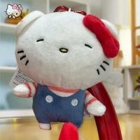 ราคา trysingoin น่ารัก Sanrio อะนิเมะ Hello Kitty ตุ๊กตาตุ๊กตาของเล่นพวงกุญแจจี้กระเป๋าเป้สะพายหลังแขวนเครื่องประดับ KT แมว Girly ของขวัญวันเกิด Ragdoll TH (42572345292)