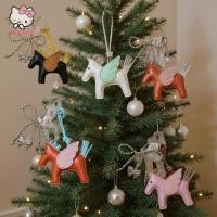 ราคา trysingoin แฟชั่นใหม่น่ารัก Angel Pegasus Pony พวงกุญแจหนังสําหรับผู้หญิง Bowknot หัวใจหัวเข็มขัดกระเป๋า Charm หญิงพวงกุญแจสาวของขวัญ TH (41322469692)