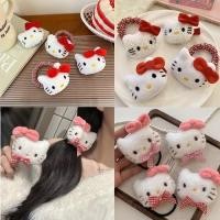 ราคา trysingoin Hello Kitty Scrunchies การ์ตูน Sanrio แหวนผมยืดหยุ่นเชือกผมหางม้าหวานเครื่องประดับผมล้างหน้าทําให้ผมวงกลม TH (27054917268)