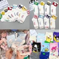 ราคา SANRIO 2024 ใหม่ ซานริโอ ถุงเท้า น่ารัก คุโรมิ Hello Kitty ซินนามอนโรล เกาหลีการ์ตูนนักเรียนถุงน่องน่ารักสาวบ้านถุงเท้าอุ่น (28354925472)