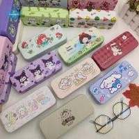 ราคา trysingoin ใหม่ Hello Kitty Y2K แว่นตากรณี Sanrio Kawaii สัตว์ Kuromi Pochacco การ์ตูนน่ารักแว่นตากันแดดกล่องเก็บแบบพกพา Anti Fall ของเล่น TH (29968167298)