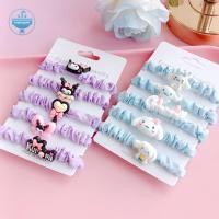 ราคา trysingoin 5 ชิ้น Kawaii Sanrio ผมผูกอะนิเมะผมแหวนเครื่องประดับ Hello Kitty My Melody Kuromi เชือกผมการ์ตูนอุปกรณ์เสริมสาวของขวัญ TH (28106830614)