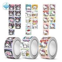 ราคา trysingoin 500 ชิ้น ม้วน Sanrio สติกเกอร์ Kawaii Kuromi Hello Kitty P Cinnamoroll การ์ตูนเด็กรางวัลสติกเกอร์ของขวัญตกแต่ง Decals ของเล่น TH (28017054672)