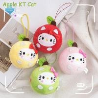 ราคา trysingoin น่ารัก Apple Hello Kitty พวงกุญแจตุ๊กตา Kawaii Sanrio KT แมวตุ๊กตาตุ๊กตาจี้พวงกุญแจรถกระเป๋าเป้สะพายหลังกระเป๋าตกแต่งของขวัญเด็ก TH (27865503532)