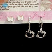 ราคา trysingoin น่ารักอะนิเมะ Sanrio Hello Kitty ต่างหู Y2K สไตล์ฮาราจูกุสไตล์เกาหลีหวานและน่ารักต่างหูเครื่องประดับของขวัญวันเกิด TH (25589073835)