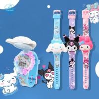 ราคา trysingoin Kawaii Sanrio Kuromi นาฬิกา Hello Kitty การ์ตูนเพลง Luminous นาฬิกาอิเล็กทรอนิกส์เด็กนาฬิกาข้อมือ My Melody นาฬิกาเด็กของขวัญ TH (29154925473)