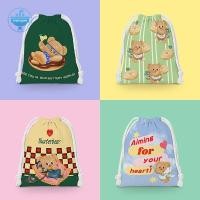 ราคา ตู้กับข้าว เนยหมีบิสกิตลูกอมขนมขบเคี้ยวถุงหูรูดการ์ตูนถุงผ้าถุงเก็บเบ็ดเตล็ดกระเป๋าเครื่องสําอางแบบพกพาถุงแป้ง ไทย (28217054635)