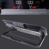 ราคา SIOOKIRU Notebook Riser CPU Cooling ไฟสีพับโต๊ะแล็ปท็อป PC Bracket ความสูงที่วางโทรศัพท์ปรับได้ RGB สองพัดลมขาตั้งแล็ปท็อป Office Home Use (48150453060)