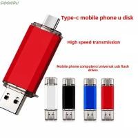 ราคา SIOOKIRU Type C แฟลชไดรฟ์ ฮาร์ดดิสก์ความเร็วสูง U Disk Pendrive Memory Stick 8 16 32 64GB แฟลชไดรฟ์โทรศัพท์โลหะความจุสูงธุรกิจ (43372839697)