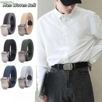 ราคา เข็มขัดผ้าใบ ซิโอโอโอโอคุ สีทึบโลหะผสมผู้ชายทอผ้าเข็มขัด แฟชั่นเนื้อปรับทนทานทนทานผ้าเข็มขัดนักเรียน (55350437806)