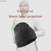 ราคา SIOOKIRU ฤดูหนาวหมวกวิ่ง Skullcaps สีทึบหมวกกีฬาวิ่งฤดูหนาว สบาย Breathable อุ่น Windproof Sport Bonnet Unisex (55050219947)