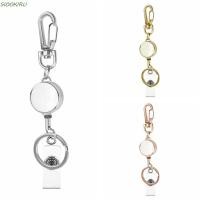 ราคา SIOOKIRU ผู้ถือป้ายพยาบาล ขยายดึงพวงกุญแจ Retractable Badge Reel คลิปป้ายรอบหน้าอกบัตรชื่อแท็ก ID Card Lanyards หมอ (46400307234)