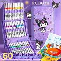 ราคา SIOOKIRU ปากกามาร์กเกอร์ Kuromi การ์ตูน Art MARKER กระเป๋าเก็บปากกา ปากกาพับกันน้ํา 24 36 80 100 ช่องกระเป๋าดินสอศิลปิน (46200941455)