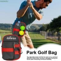 ราคา SIOOKIRU Park ถุงกอล์ฟ 2 ชิ้น Ball Clamp ผ้าแข็งแรงกระเป๋าลูกกอล์ฟ การออกแบบแฟชั่นขนาดกะทัดรัดกระเป๋าเก็บกีฬากระเป๋าอุปกรณ์เสริมกอล์ฟกระเป๋าคาดเอวกอล์ฟ (45650337661)
