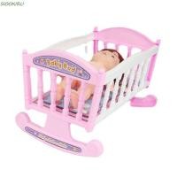 ราคา ซิโอโอโอโอคุ เตียงเด็กเปล น้ําหนักเบาทารกสายการบินตุ๊กตาทารกโยกเตียง อุปกรณ์ตุ๊กตาเฟอร์นิเจอร์ของเล่นแกล้งเล่นสีชมพูสีฟ้าตุ๊กตาโยกเปลส (53600788159)