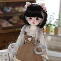 ราคา SIOOKIRU Bjd ตุ๊กตาวิกผม Handmade Multicolor BJD SD ตุ๊กตาผม วิกผมน่ารักอุณหภูมิสูงเส้นใยผมหยิก Bjd วิกผมอุปกรณ์เสริมเด็ก (46200697833)