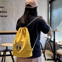 ราคา ซิโอโอโอโอโอคุ สีเหลืองนกกระเป๋าสะพาย ความจุขนาดใหญ่ ทวีตตี้ สบายๆ เชือกรูด กระเป๋า แบบพกพาอะนิเมะรูปสีเหลืองน่ารักการ์ตูนกระเป๋าเป้สะ (45951125817)