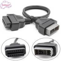 ราคา On Sale For Nissan 14Pin to OBD2 16Pin Connector Cable for ELM327 Scanner Extension (57850733595)