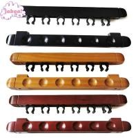 ราคา On Sale Red Yellow Black Wood Wall Mount Rack Holder for Billiard Pool Cue Stick 6 Slots (57250738346)