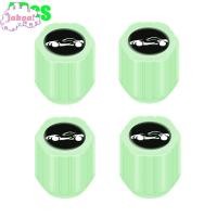 ราคา On Sale 4x set Fluorescent Car Tire Valve Cap Luminous Tire Valve Stem Cap Universal US (50900738304)