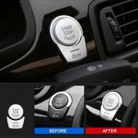 ราคา JAKO HOT 2 ชิ้น Chrome Engine Start Stop Push Switch ปุ่มสําหรับสําหรับสําหรับสําหรับ BMW 5 Series F10 F07 (49900597298)