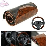 ราคา On Sale Personalized Leather Steering Wheel Cover DIY Peach Wood Design Enhanced Comfort (49550758371)