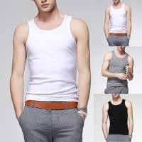 ราคา เสื้อยืด tank top ผู้ชาย แบบ PLAIN สำหรับฟิตเนสรูปทรงกล้ามเนื้อหน้าร้อน (52250961732)