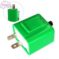 ราคา On Sale Flash Relay Indicator Flash Adjustable Green Replacement Turn Signal 12VDC 2 Pin (52100738327)