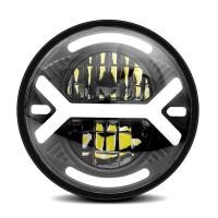 ราคา ไฟหน้ารถจักรยานยนต์ นํา 5 3 4 5 75 นิ้ว ไอพี67 ไฟหน้ารถยนต์กันน้ําพร้อม น้ําดี ไฟเลี้ยว ไฟต่ํา ไฟสูง (43650238164)