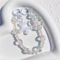 ราคา น่ารักลูกปัดโทรศัพท์เชือกเส้นเล็กสร้างสรรค์ผีเสื้อแขวนโซ่พวงกุญแจสําหรับกระเป๋ากุญแจรถตกแต่งภายใน (28091511570)