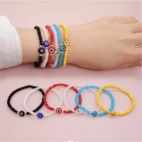 ราคา สร้อยข้อมือลูกปัดอะคริลิค Blue Eye เสน่ห์ตาปีศาจนําโชคสําหรับการป้องกัน (56050140155)