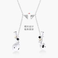 ราคา สร้อยคอชุดหูฟังบลูทูธแม่เหล็ก การออกแบบนักบินอวกาศป้องกันการสูญหายสําหรับผู้หญิง (47901110578)