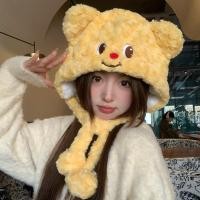 ราคา หมวกป้องกันหูตุ๊กตาหมีน่ารัก เสื้อสวมหัวกันหนาวสําหรับผู้หญิง (45500139800)