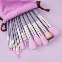 ราคา ชุดแปรงแต่งหน้าไนลอนสีม่วง แปรงคอนซีลเลอร์คอนทัวร์บลัชออน 13 ชิ้น (40176208012)